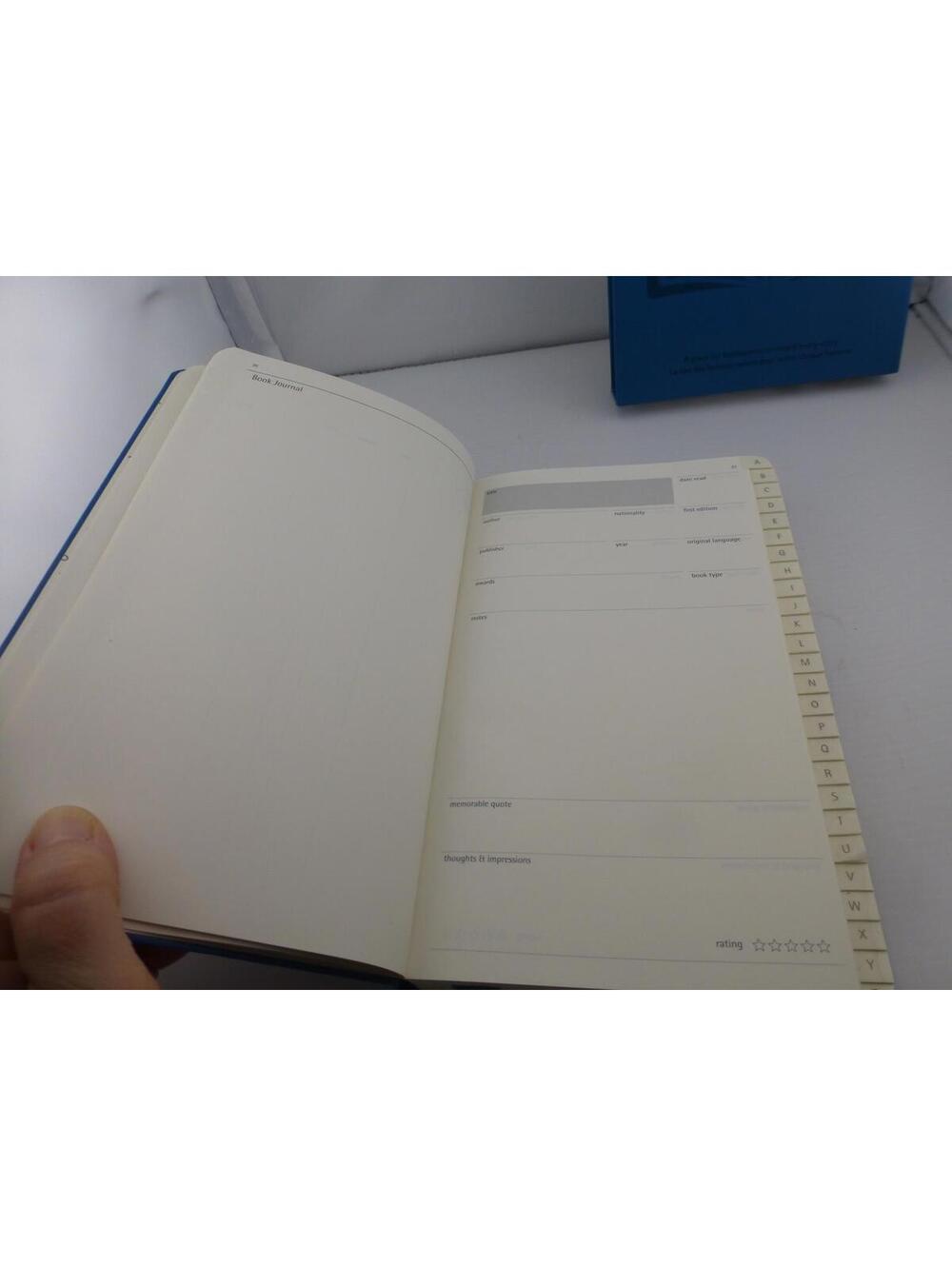 Moleskine Book Journal Hardcover Blue Reading Log Planner Diary New BK1 - Picture 2 of 11